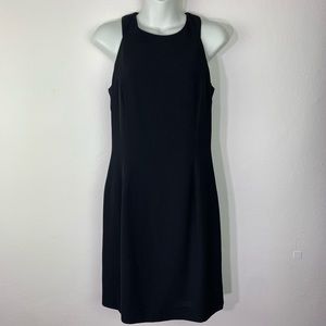 Adrianna Papell Evening Black Dress Cutout Back